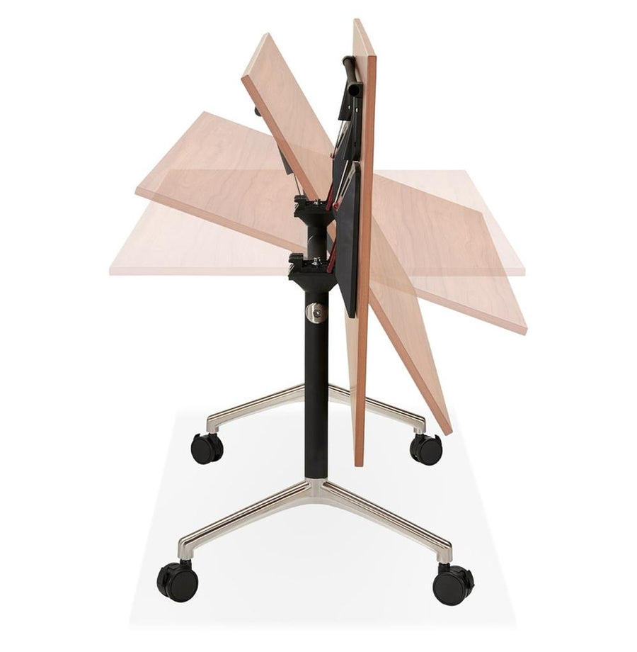 Schreibtisch Walnuss-Optik 160x80cm - Elegantes Design - klappbar - ideal für repräsentative Homeoffices - Kadima Design_