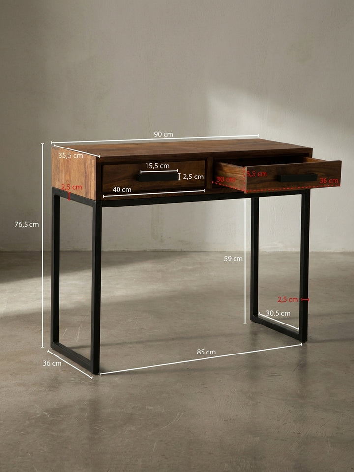 Konsolentische Sheesham Massivholz Design Möbel_