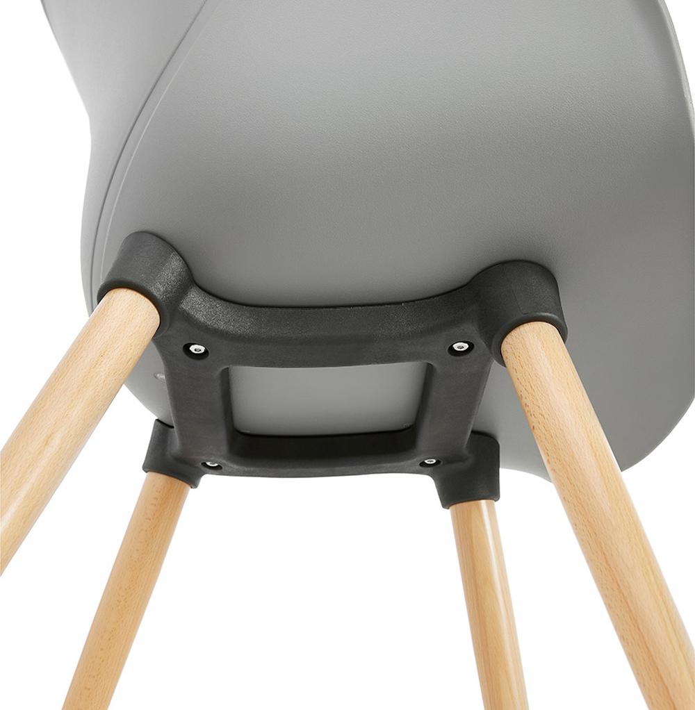 Küchenstuhl Grau mit ergonomischer 45 cm Sitzhöhe von Kadima Design_