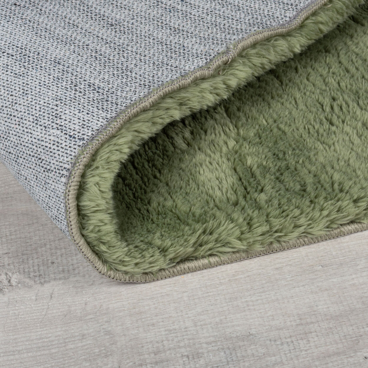 Hochflor Teppich waschbar Unifarben - Schlafzimmer_Rechteckig_