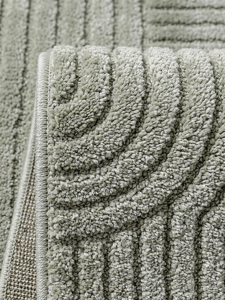 Teppich Grün Farbdetail Muster_