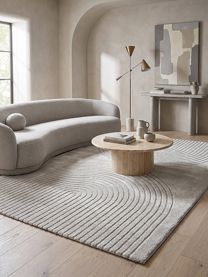 Teppich Grau Farbdetail Muster_