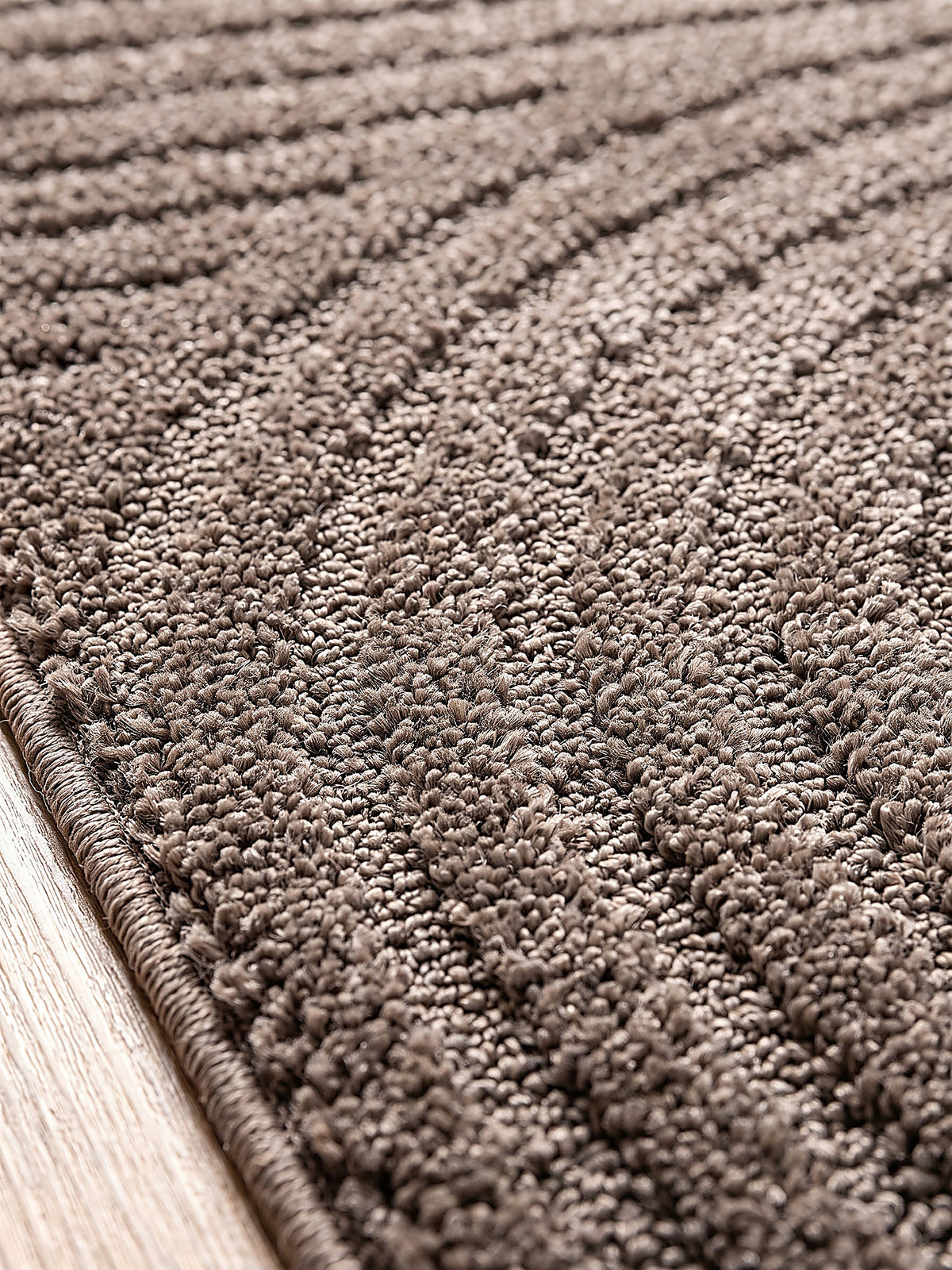 Teppich Braun Farbdetail Muster_