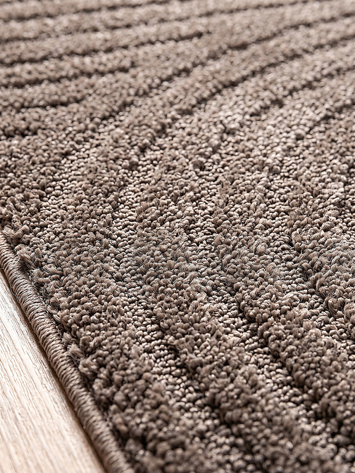 Teppich Braun Farbdetail Muster_