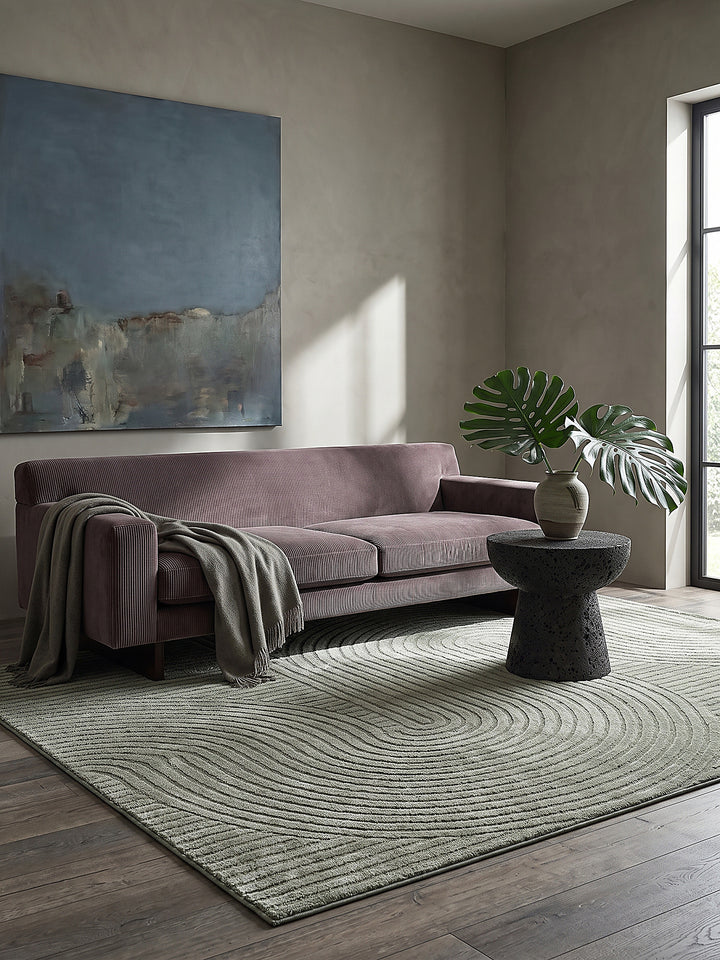 Teppich Grün rechteckig Editorial Styling_