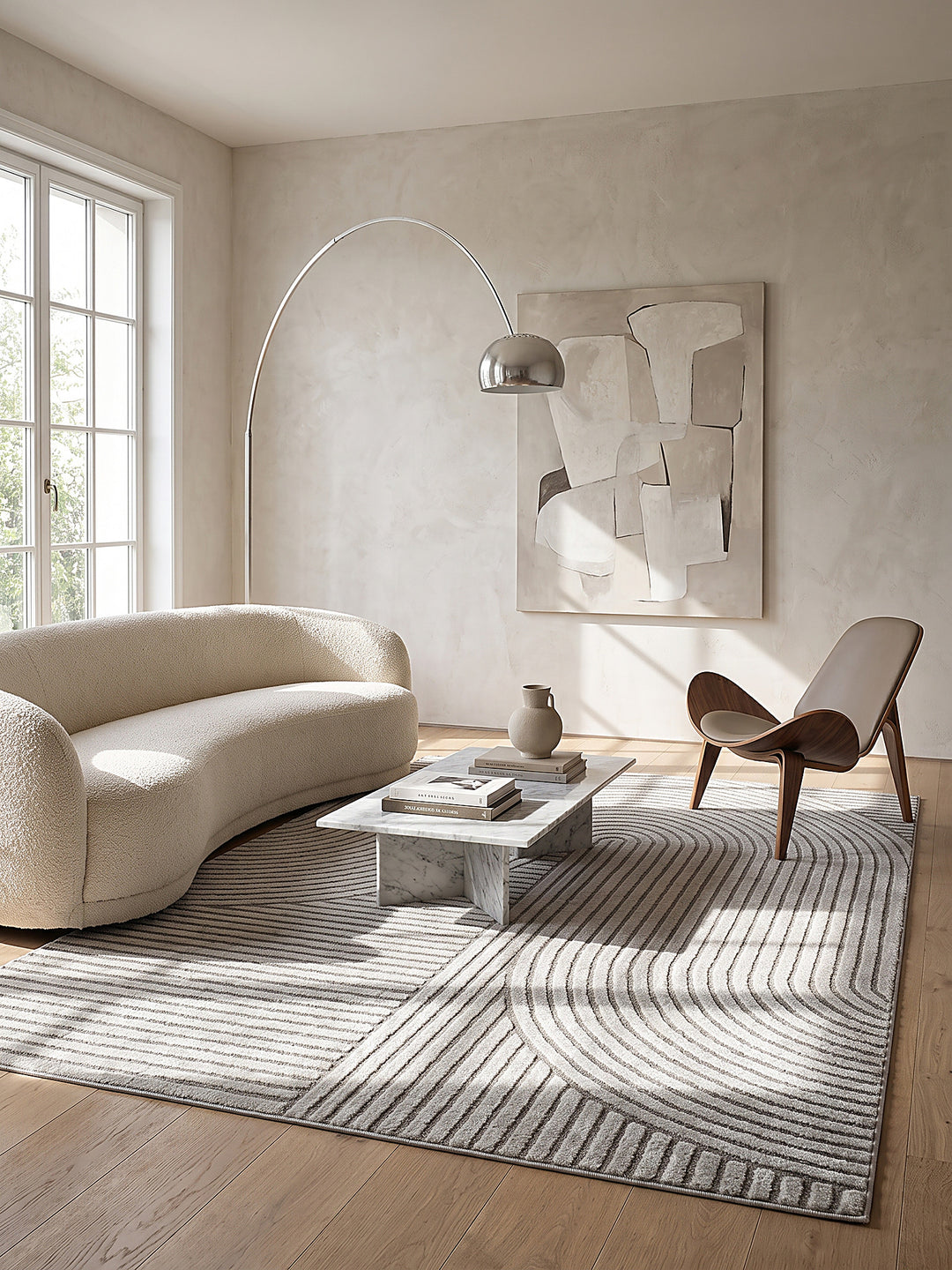 Teppich Grau Farbdetail Muster_