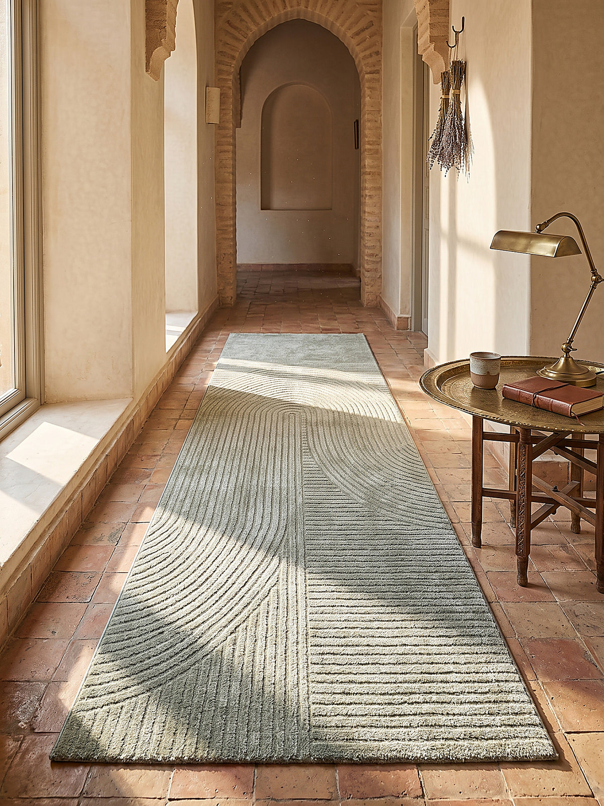 Teppich Grün Textur Nahaufnahme_