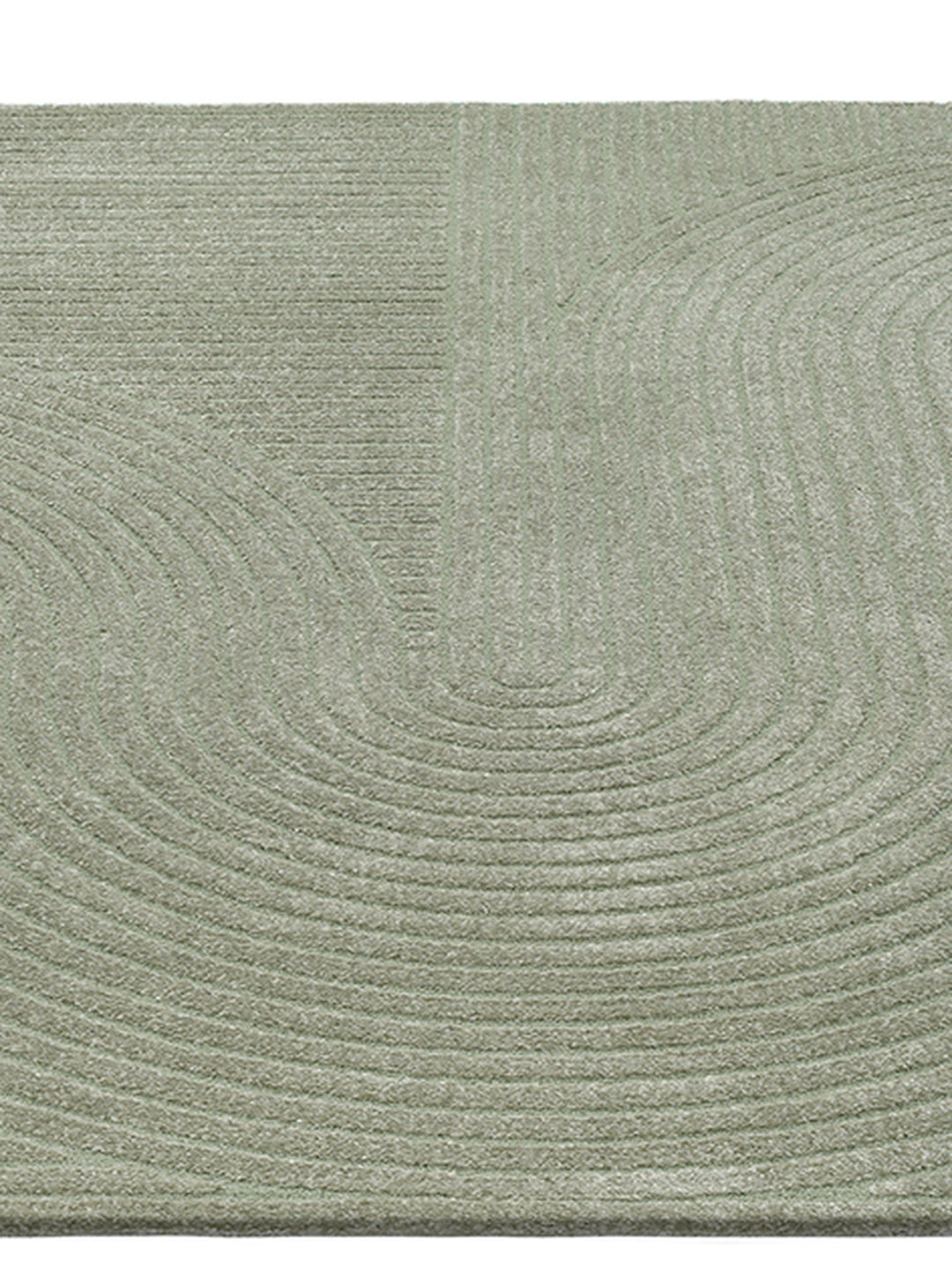 Teppich Grün Geometrisch Läufer Polyester Wohnzimmer Schlafzimmer Flur Skandinavisch CETINA_