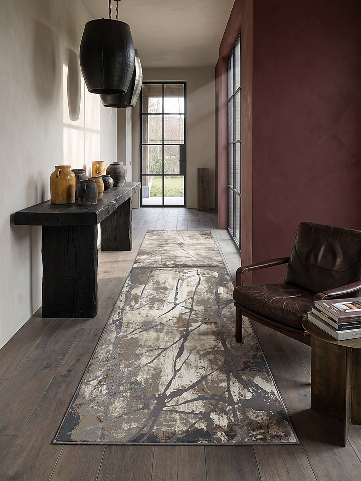 Teppich Natur Läufer im modernen Wohnzimmer_