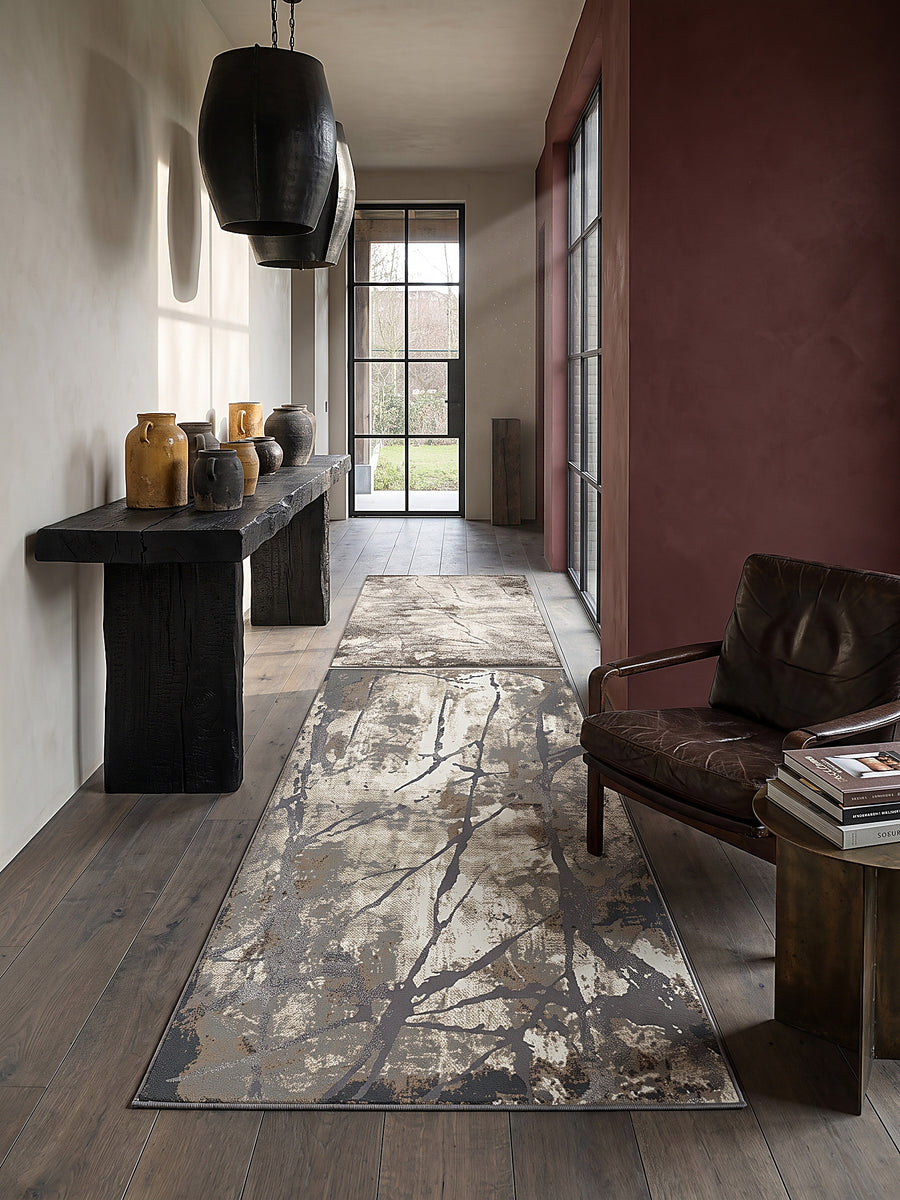 Teppich Natur Läufer im modernen Wohnzimmer_