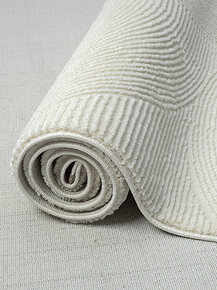 Teppich Creme Läufer + recycle Einrichtung Wohnidee Bodenbelag KASOS_