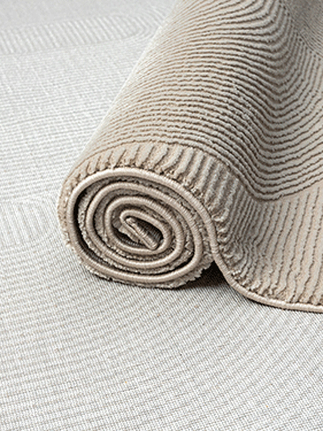 Teppich Beige Läufer + recycle Einrichtung Wohnidee Bodenbelag KASOS_