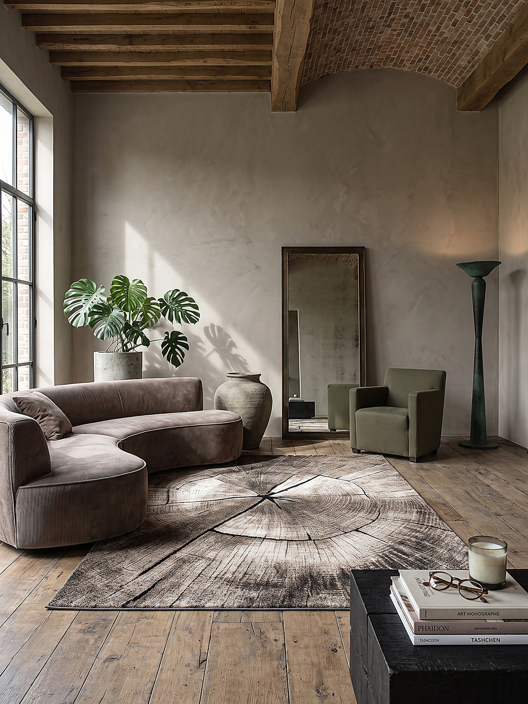 Teppich Natur rechteckig Editorial Styling_