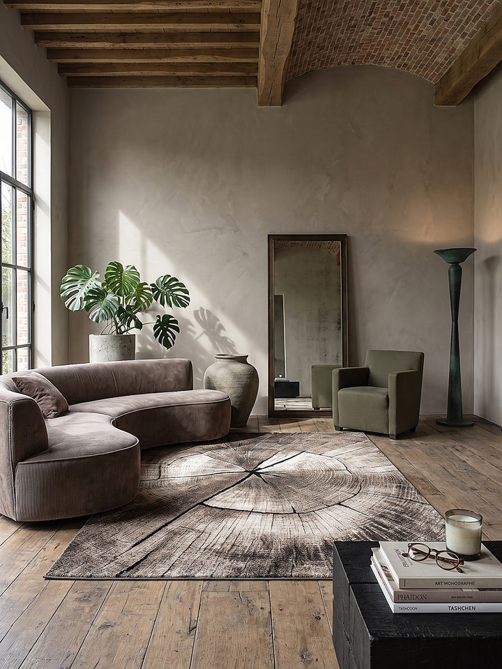 Teppich Natur rechteckig Editorial Styling_