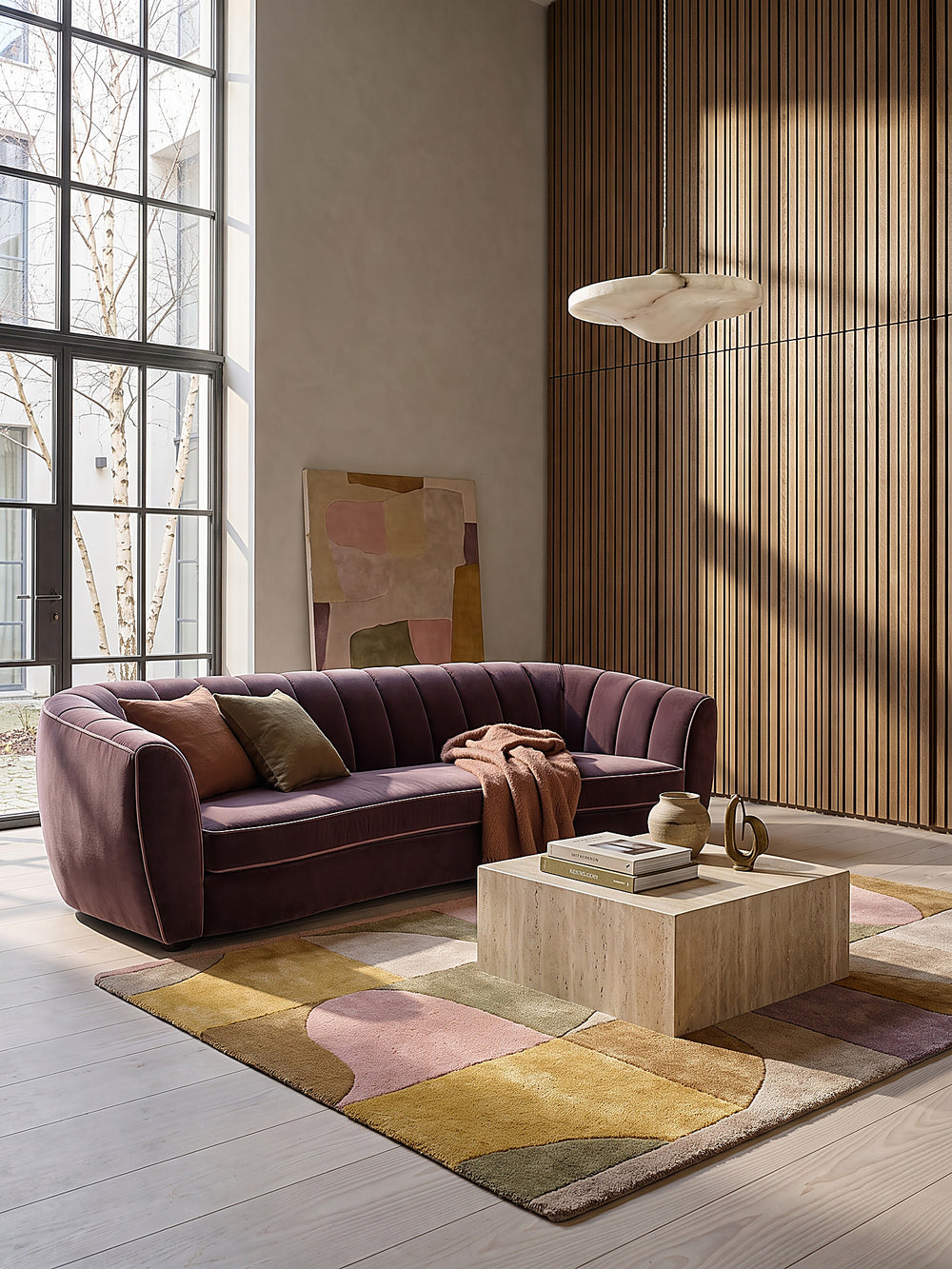 Teppich Multi rechteckig Editorial Styling_