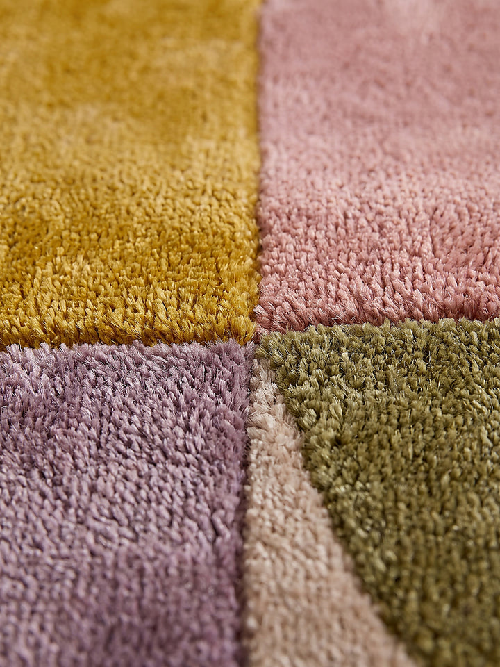 Teppich Multi Farbdetail Muster_