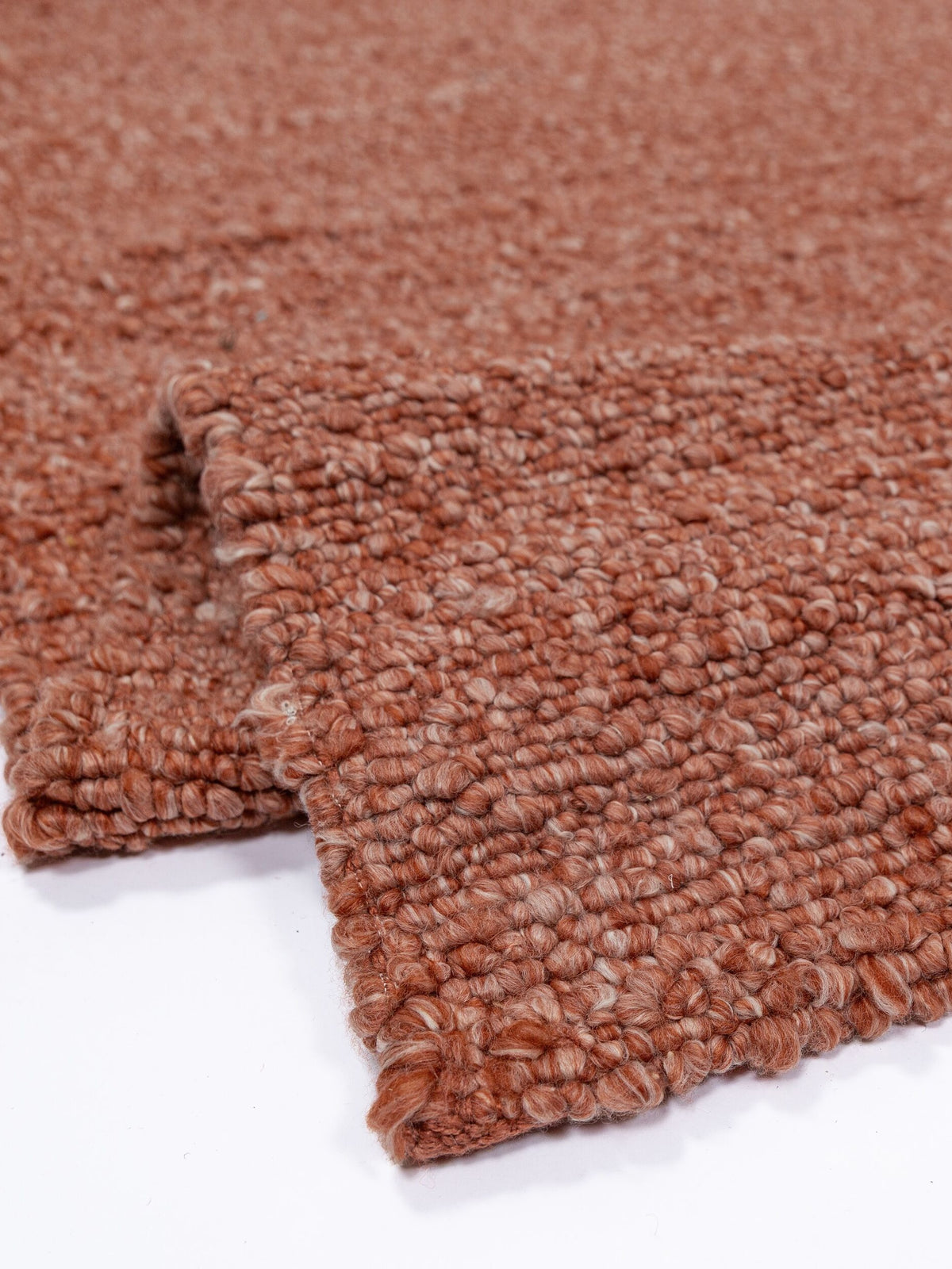 Teppich Terrakotta rechteckig Polyester Einrichtung Wohnidee Bodenbelag GLAVEN_