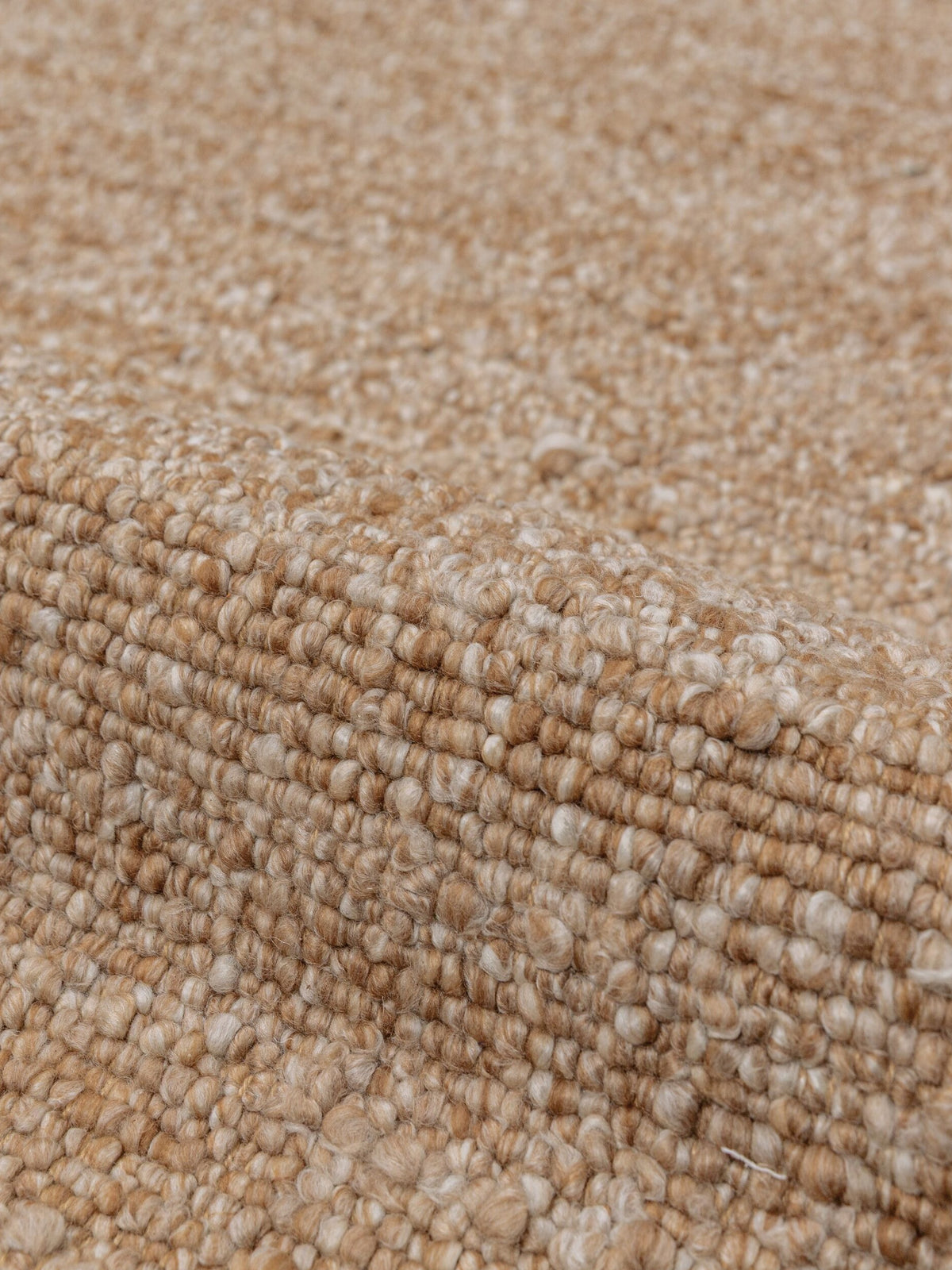Teppich Natur rechteckig Polyester Raumgestaltung Inneneinrichtung GLAVEN_