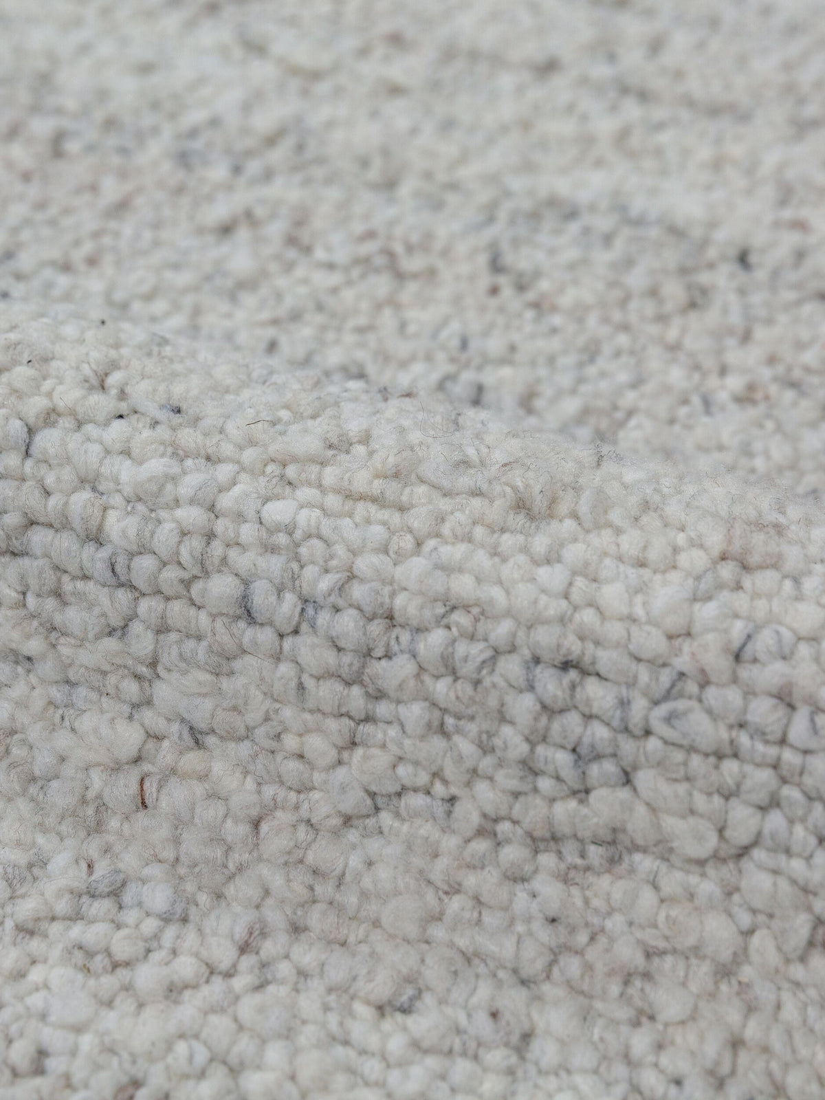 Teppich Hellgrau rechteckig Polyester Raumgestaltung Inneneinrichtung GLAVEN_