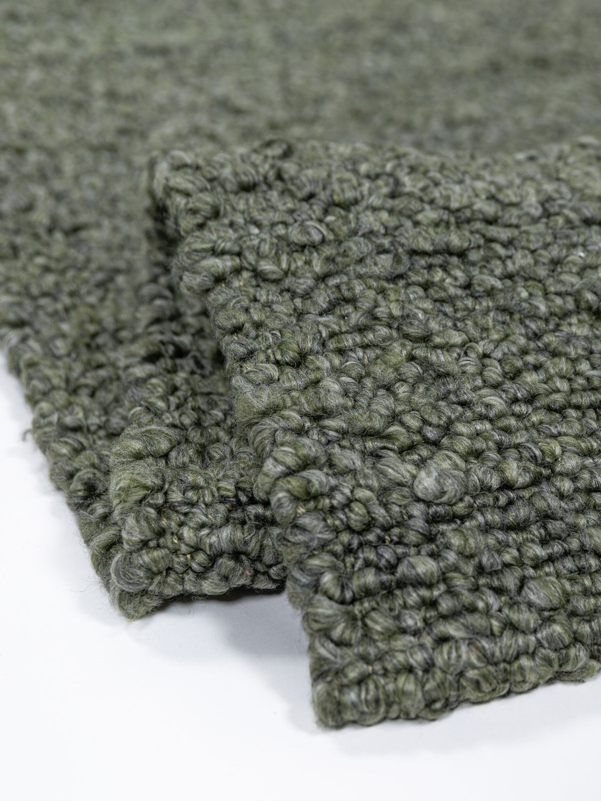 Teppich Grün-Grau rechteckig Polyester Einrichtung Wohnidee Bodenbelag GLAVEN_