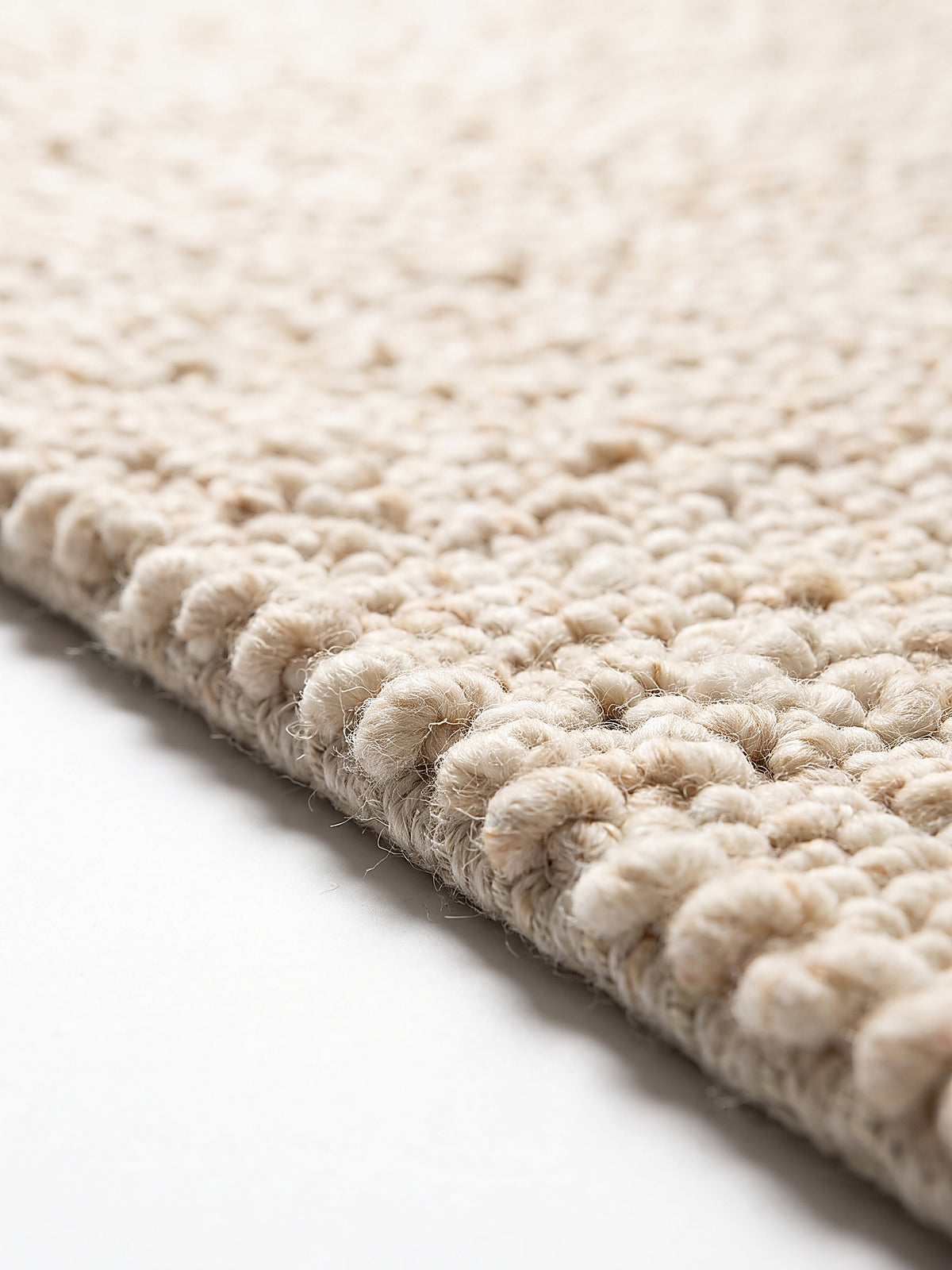 Teppich Creme Florhöhe Profil_