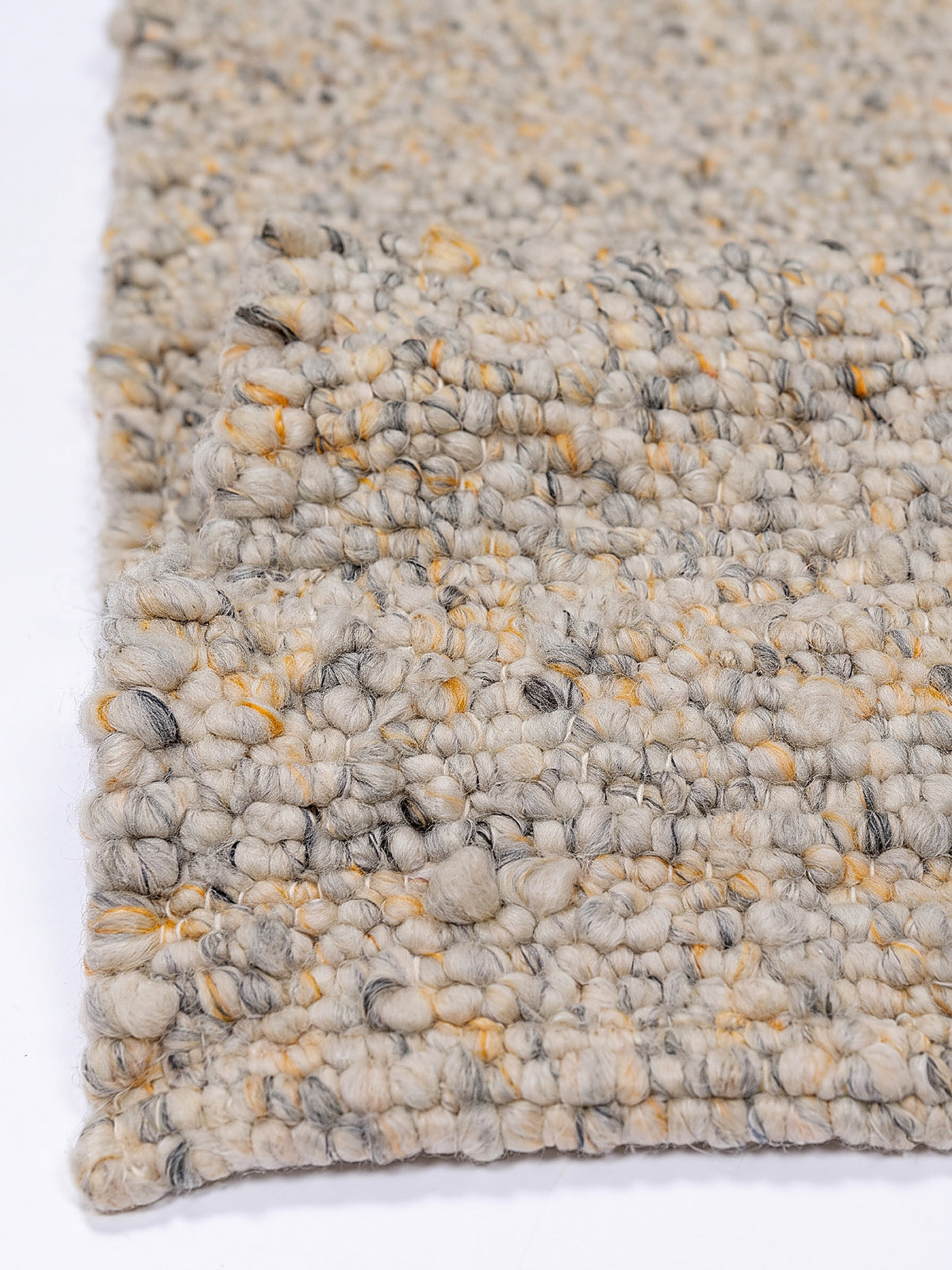 Teppich Gelb-Grau Farbdetail Muster_