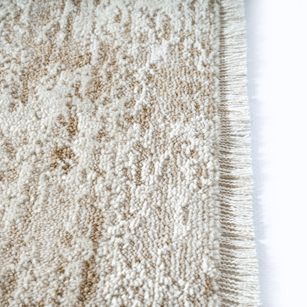 Teppich Kurzflor Beige für harmonische Raumgestaltung Polyester SCRIVIA Serie_