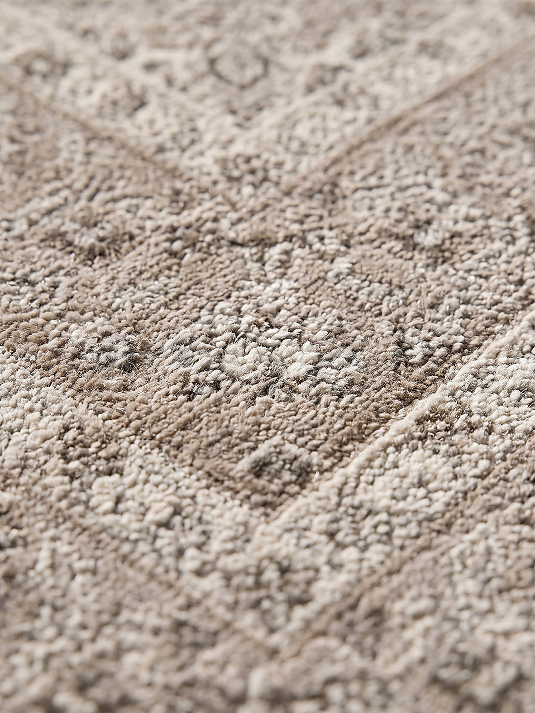 Teppich Braun Farbdetail Muster_
