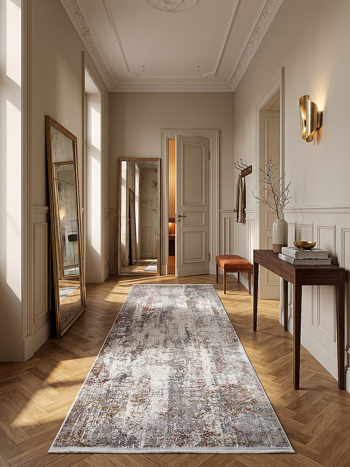 Teppich Mehrfarbig Läufer im modernen Wohnzimmer_
