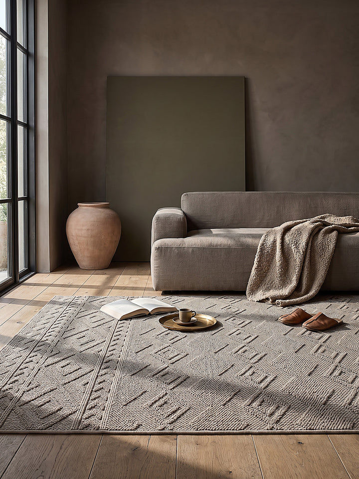 Teppich Beige Textur Nahaufnahme_
