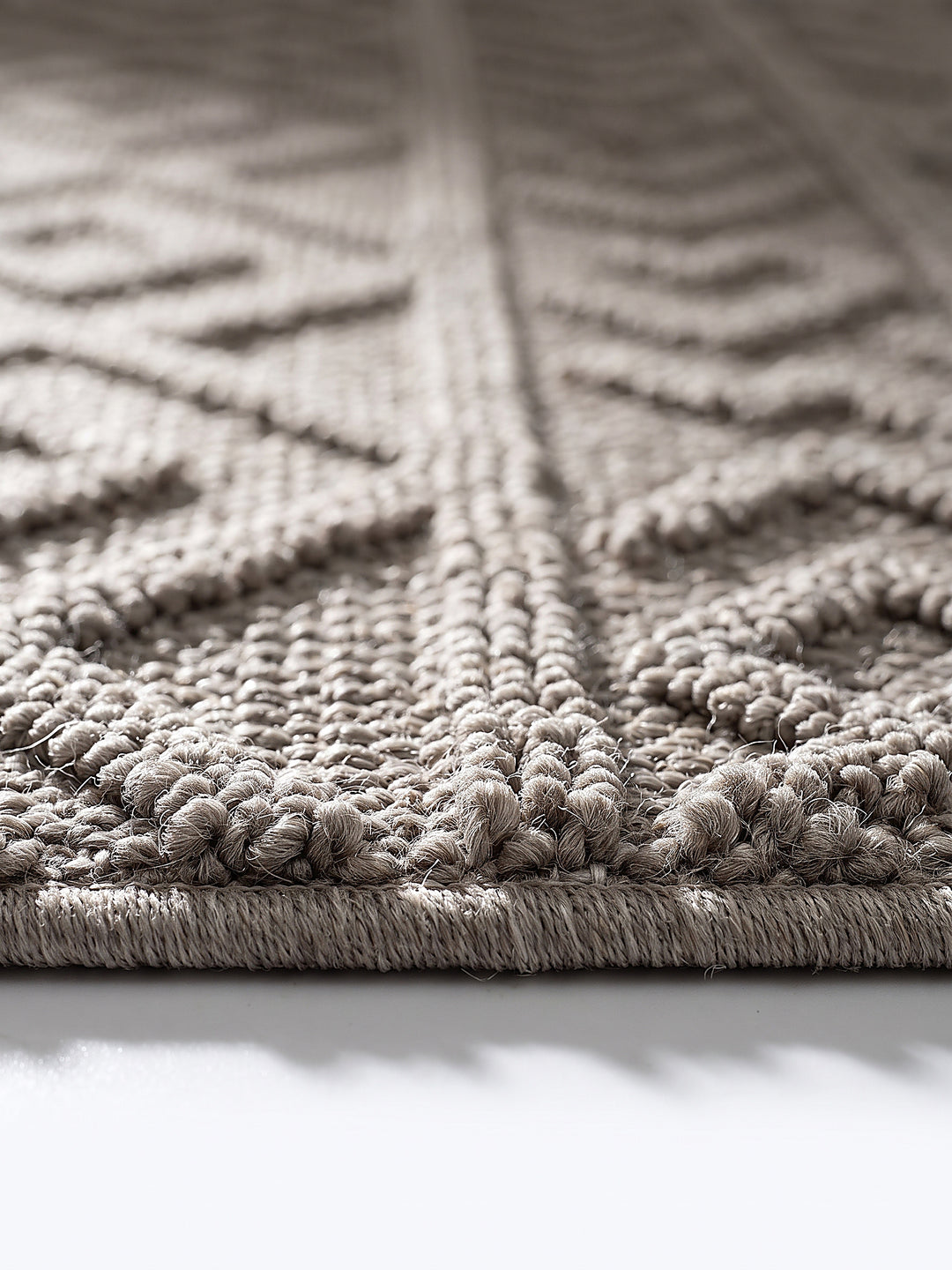 Teppich Beige Florhöhe Profil_
