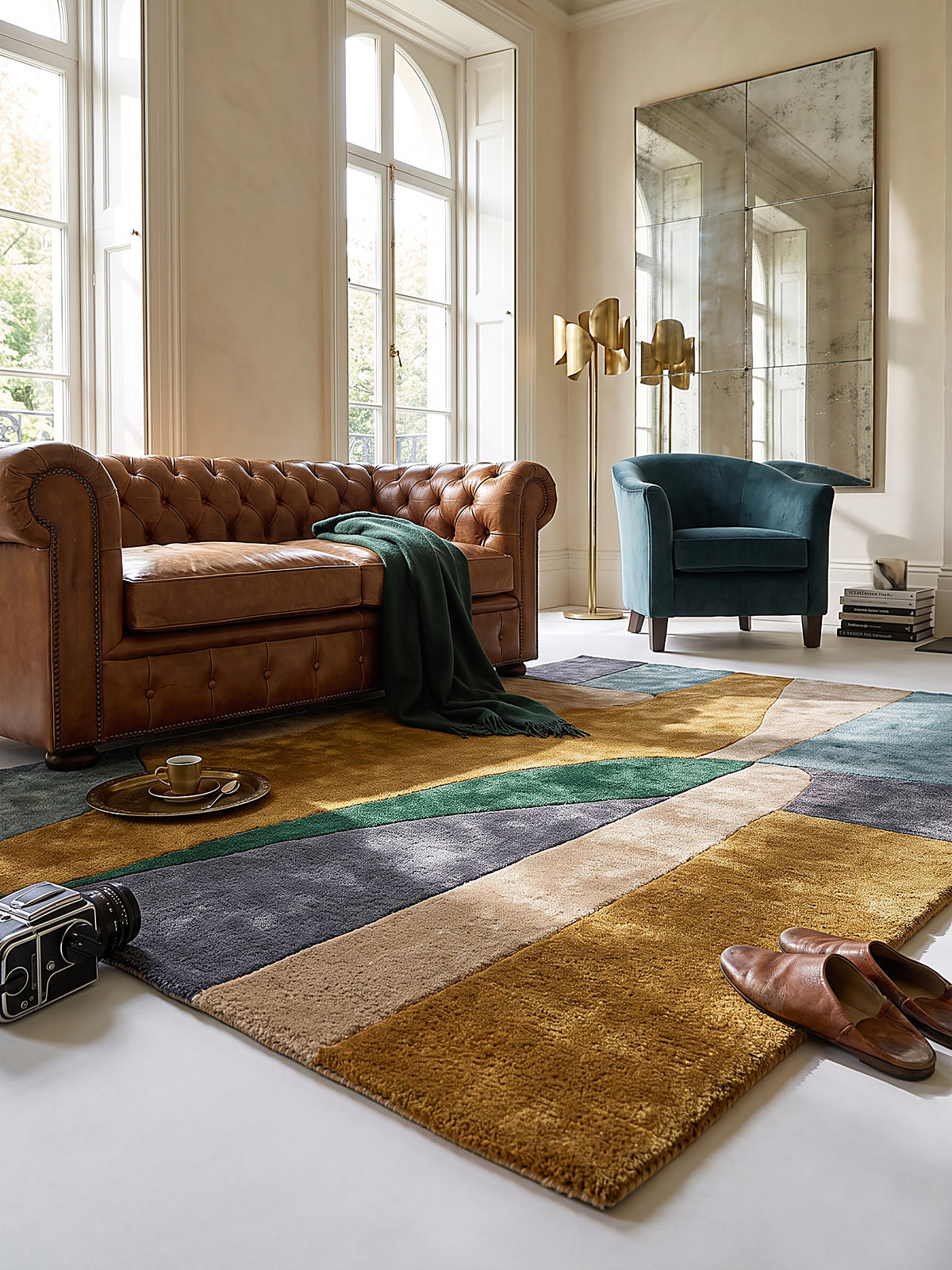 Teppich Multi Textur Nahaufnahme