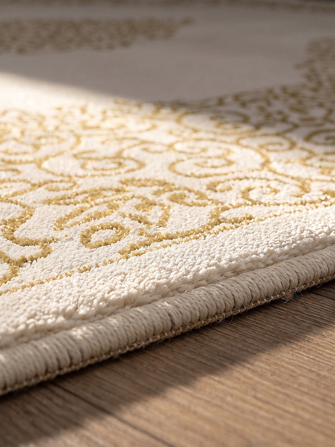 Teppich Creme Florhöhe Profil_