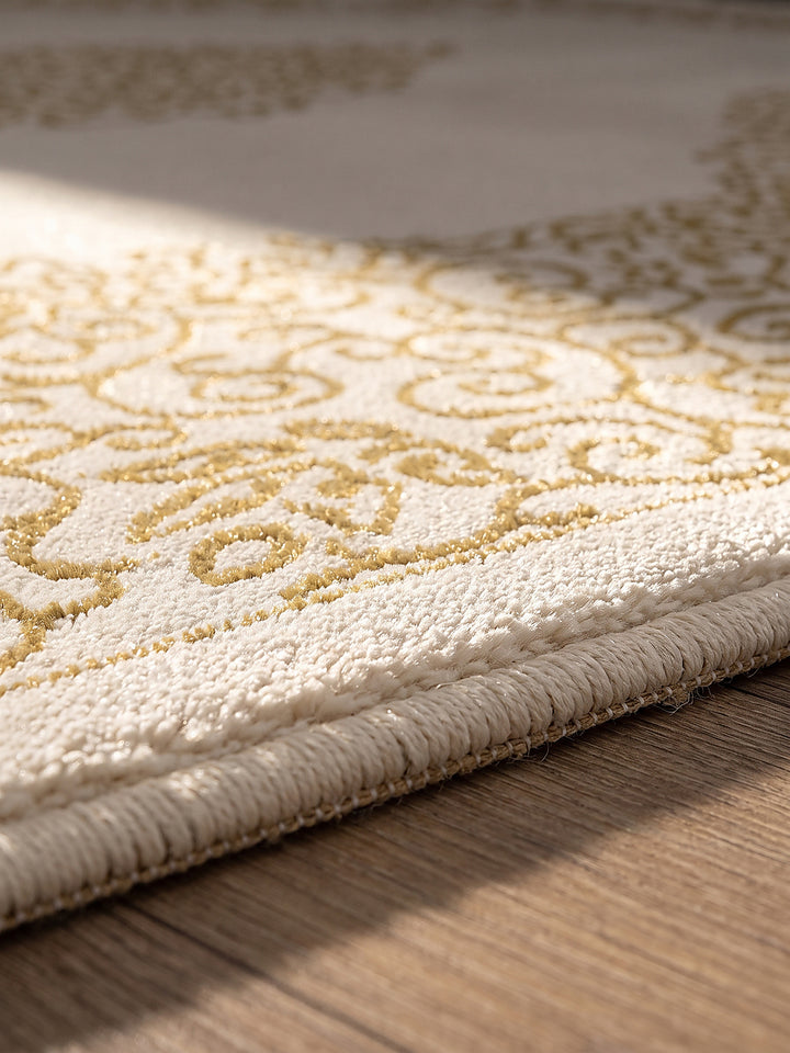 Teppich Creme Florhöhe Profil_