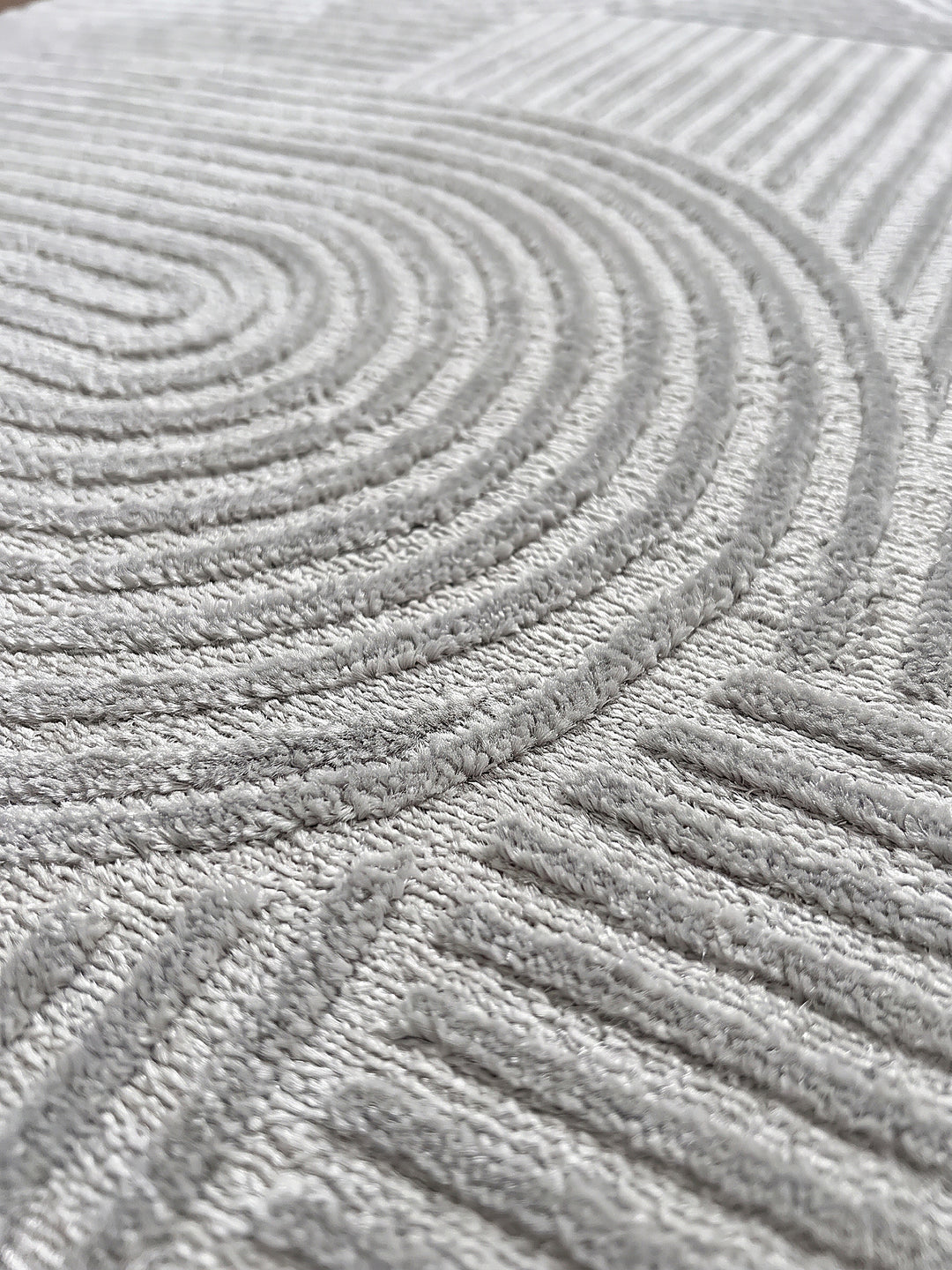Teppich Grau Farbdetail Muster_