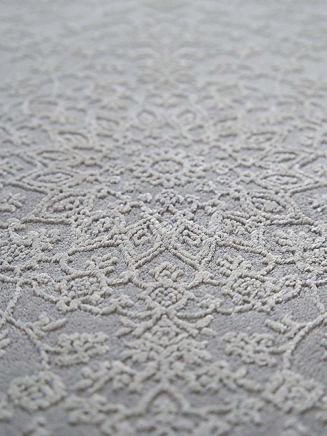 Teppich Grau Farbdetail Muster_