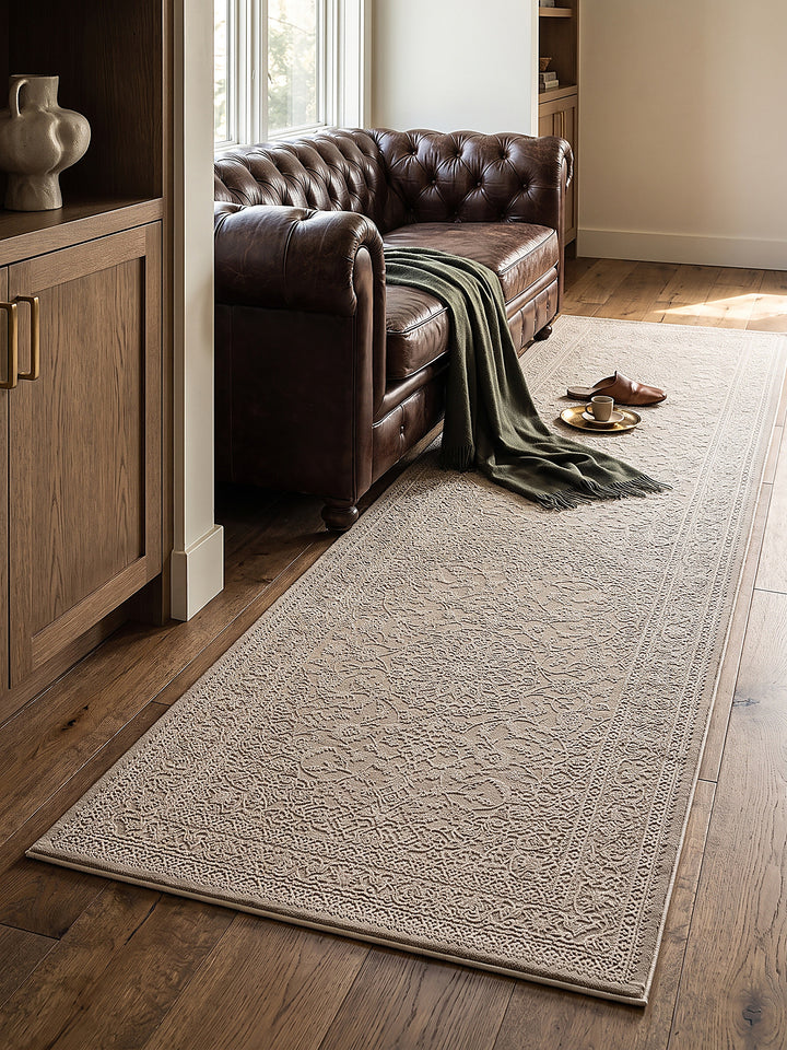 Teppich Beige Textur Nahaufnahme_