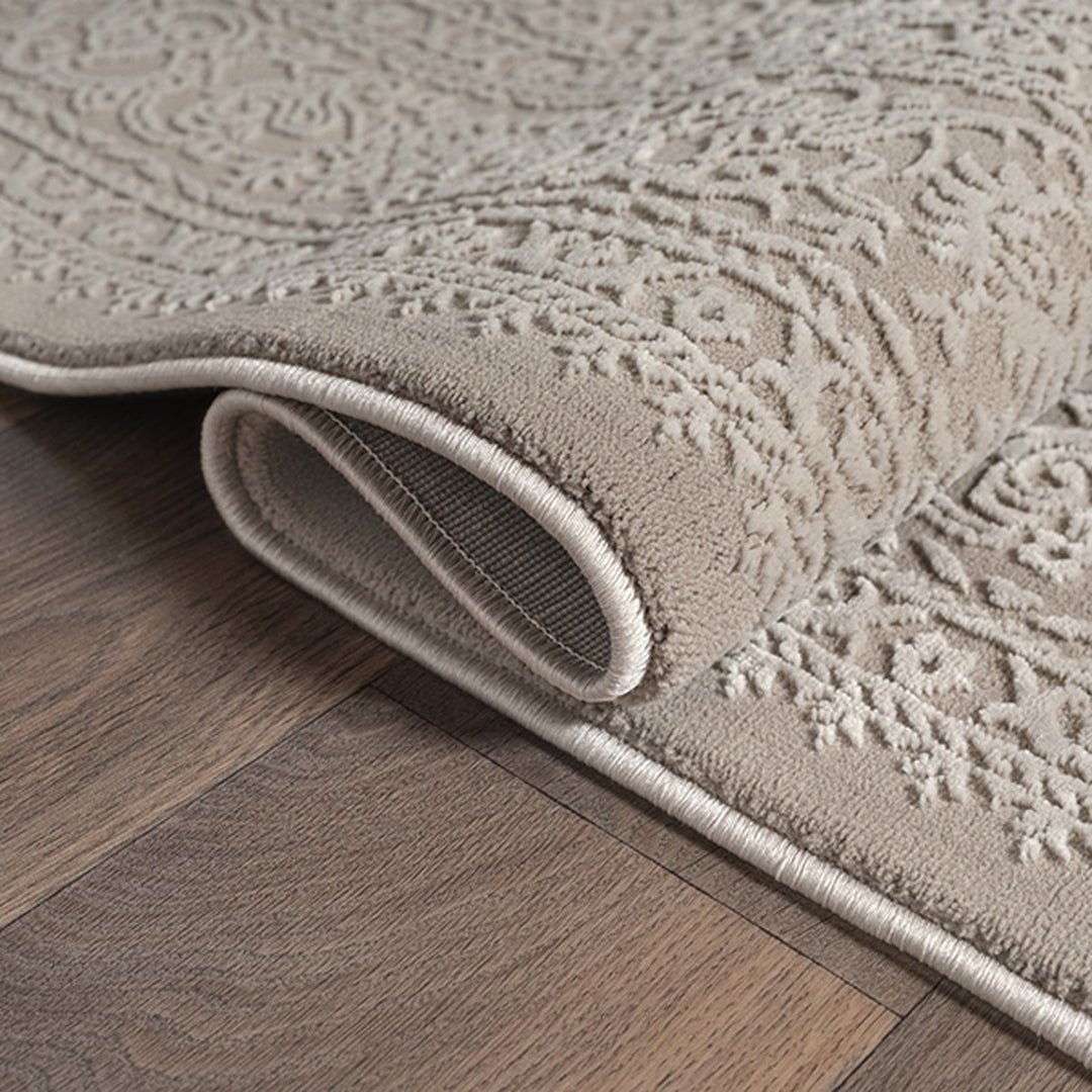 Teppich Beige Läufer + recycle Einrichtung Wohnidee Bodenbelag KASOS_