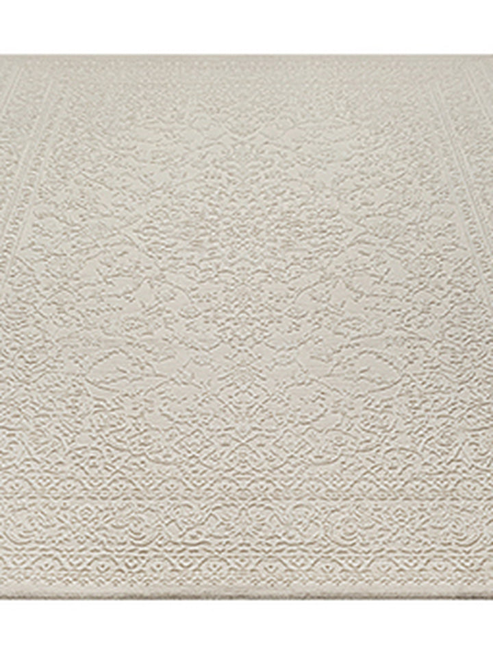 Teppich Creme Läufer + recycle Wohnzimmer Schlafzimmer Flur KASOS_