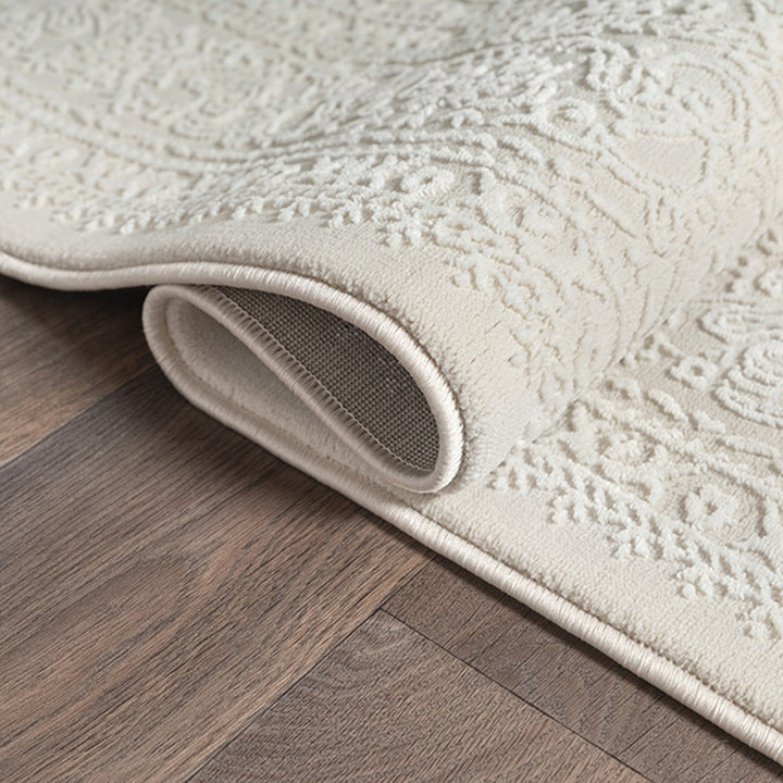 Teppich Creme Läufer + recycle Einrichtung Wohnidee Bodenbelag KASOS_