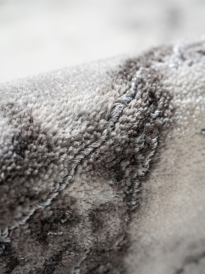 Teppich Grau Farbdetail Muster_