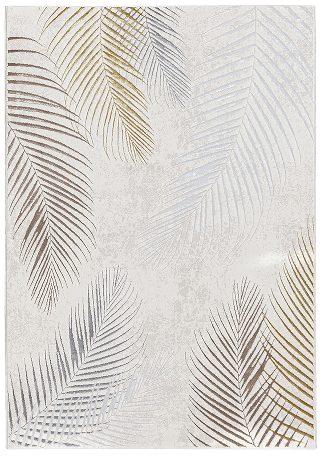 Teppich Creme Floral Läufer POLYESTER KAVALA 80x150 Kollektion Design Muster_