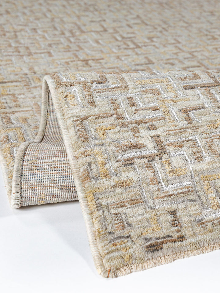 Teppich Natur rechteckig Polyester Einrichtung Wohnidee Bodenbelag EWENNY_