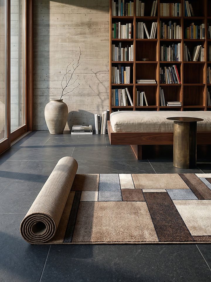 Teppich Beige Läufer Editorial Styling_
