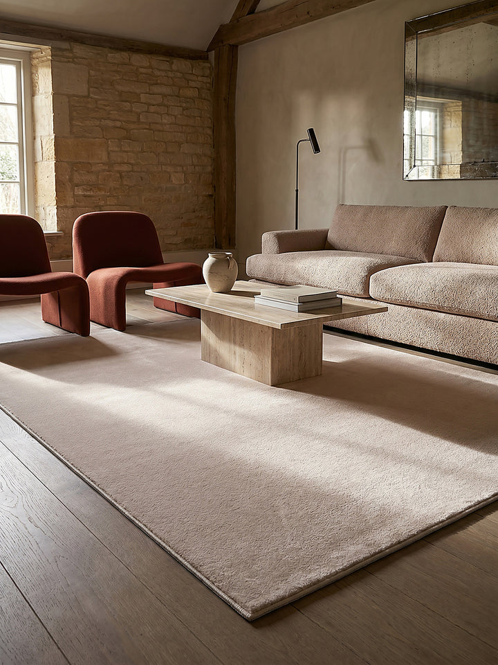 Teppich Beige Textur Nahaufnahme_