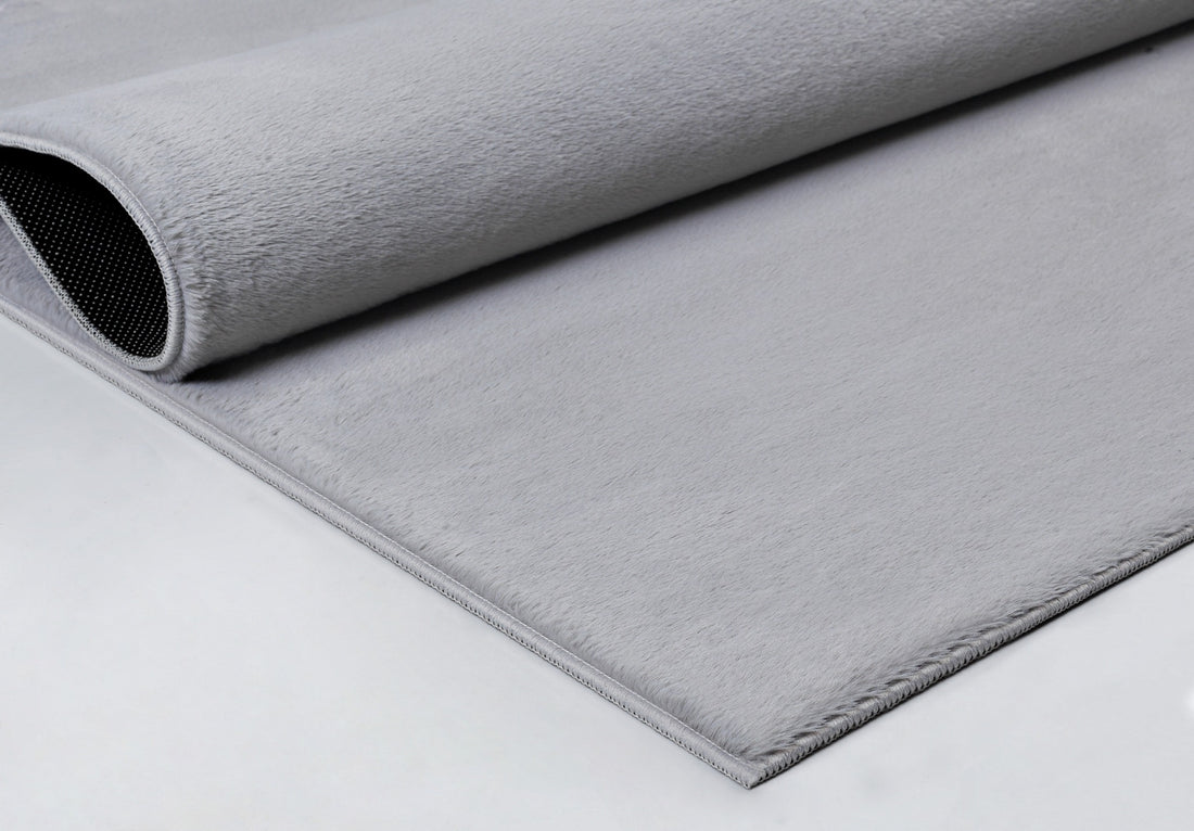 Teppich Grau Orientalisch rechteckig polyester Interieur Wohnaccessoire Vintage DOUBS Dekor