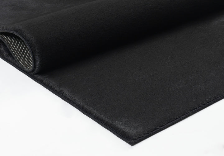Teppich Schwarz Orientalisch rechteckig polyester Raumgestaltung Inneneinrichtung Vintage DOUBS 140x200_
