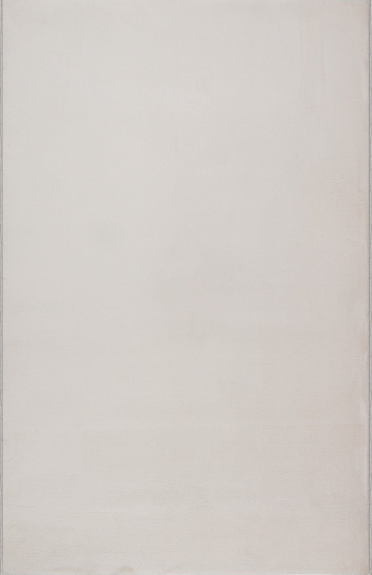 Beige Kurzflor Teppich uni zur modernen Raumgestaltung Kollektion DOUBS_