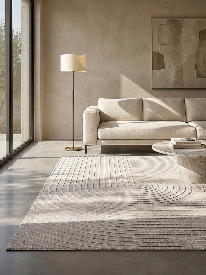 Teppich Beige Farbdetail Muster_