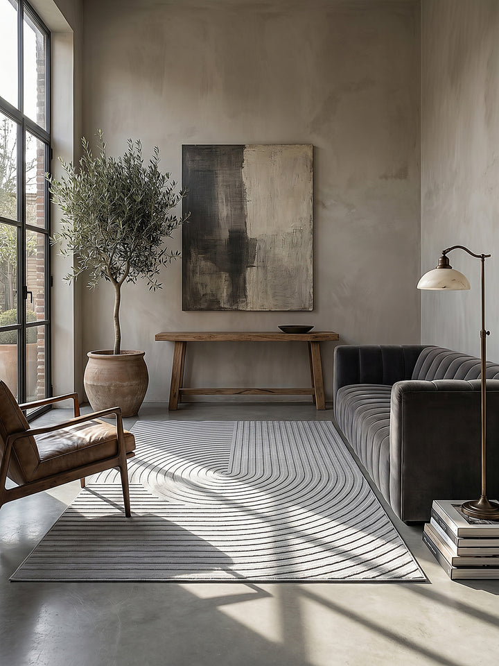 Teppich Grau Läufer Editorial Styling_